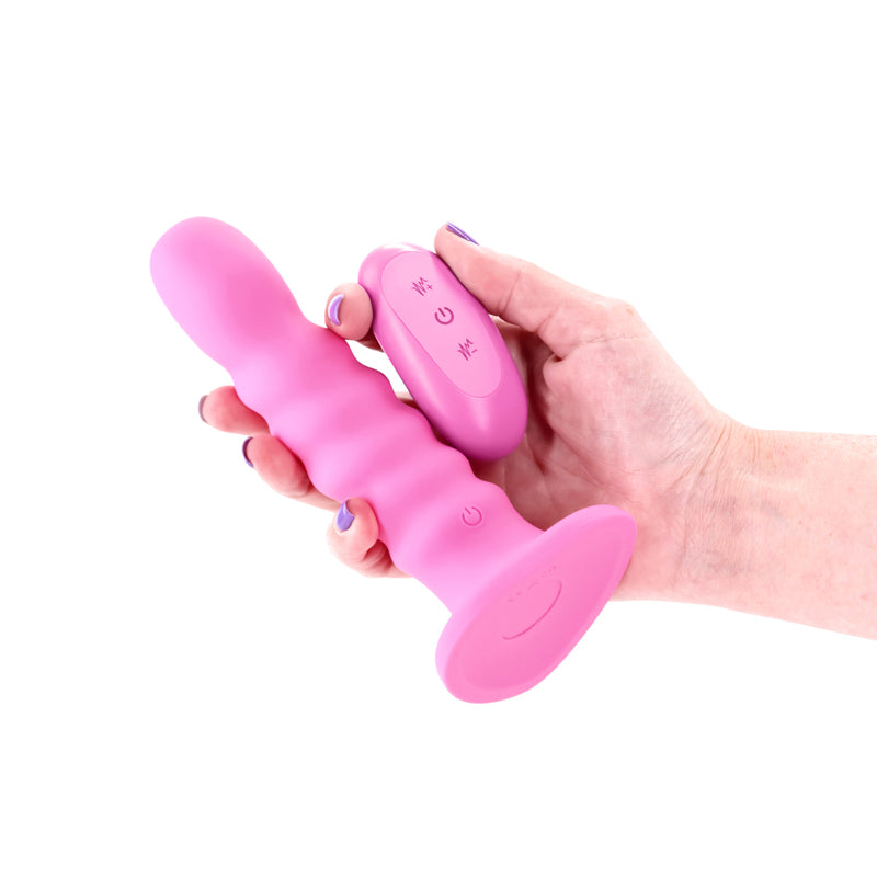 Colours Ribbed – USB Rechargeable Wireless Remote Vibrating Dildo 6 Inch > Dildos > Neutral Dildos