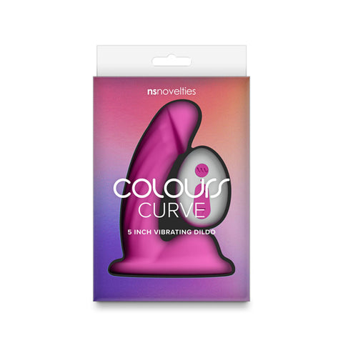 Colours Curve (Pink| Purple| Teal) – Waterproof Vibrating Dildo DONGS