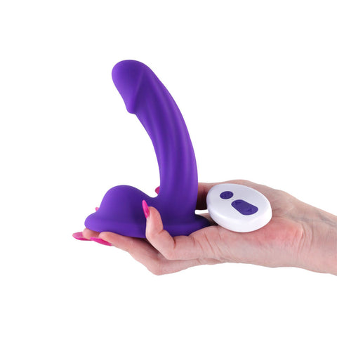 Colours Curve (Pink| Purple| Teal) – Waterproof Vibrating Dildo DONGS
