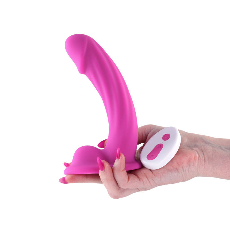 Colours Curve (USB Rechargeable) – Wireless Remote-Controlled Vibrating 6 Inch Dildo with Textured Shaft and Supple Balls > Vibrators > Realistic Vibrators