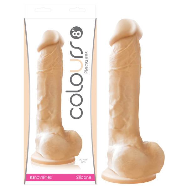 Colours Pleasures 20.3 Centimeter 8 Inch Dong Premium Medical Grade Silicone Secondary image
