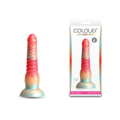 Colours Stacked - 6'' Dildo - Red/Gold - Red/Gold 16 cm Fantasy Dildo Coloured DONGS