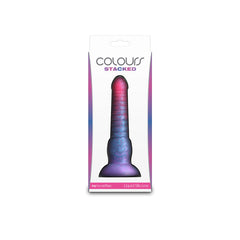 Colours Stacked - 6'' Dildo - Pink/Blue - Pink/Blue 16 cm Fantasy Dildo DONGS