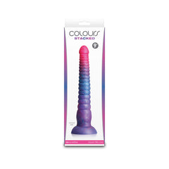 Colours Stacked - 9'' Dildo - Pink/Blue - Pink/Blue 23 cm Fantasy Dildo DONGS