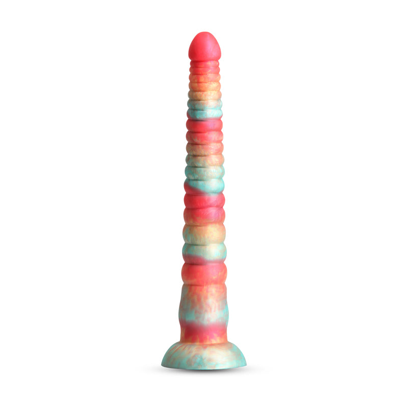 Colours Stacked - 12'' Dildo - Red/Gold - Red/Gold 30.6 cm Fantasy Dildo DONGS