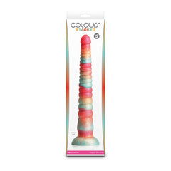 Colours Stacked - 12'' Dildo - Red/Gold - Red/Gold 30.6 cm Fantasy Dildo DONGS