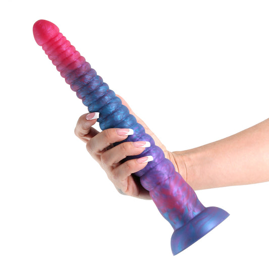 Colours Stacked - 12'' Dildo - Pink/Blue - Pink/Blue 30.6 cm Fantasy Dildo
