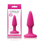 Colours Pleasures Mini – Silicone Butt Plug with Suction Cup Base Pink > Anal Range > Butt Plugs