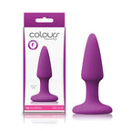 Colours Pleasures (Purple) – Mini Silicone Butt Plug 7cm Insertable Length Default Title > Anal Range > Butt Plugs