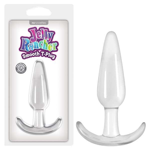 Jelly Rancher Smooth T-Plug – 11 cm Soft Butt Plug Clear > Anal Range > Butt Plugs Main image