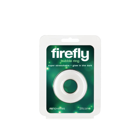 Firefly Bubble Ring Medium Glow in the Dark Cock Ring Super Stretch Cockrings