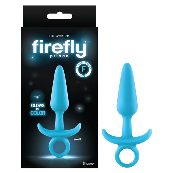 Firefly Prince - Glow-in-Dark  10.9 cm Small Butt Plug with Ring Bull