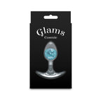Glams Cosmic (Clear) – Small Sparkly Liquid Silicone Butt Plug 8.1 cm > Anal Range > Butt Plugs