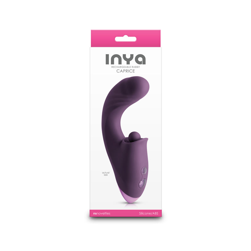 INYA Caprice -  -  17.7 cm USB Rechargeable Vibrator with Clitoral Thumper