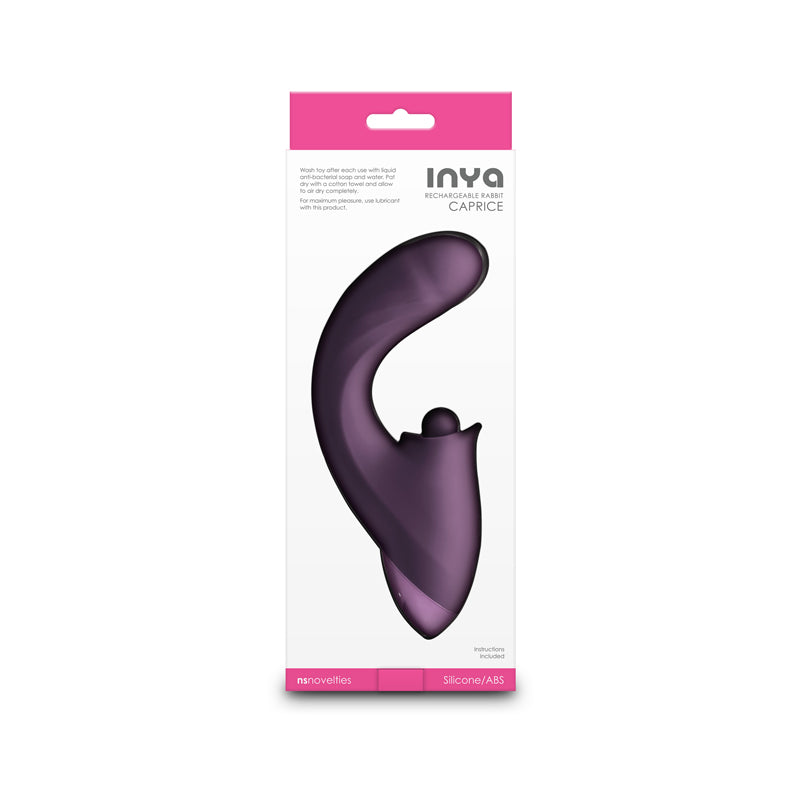 INYA Caprice -  -  17.7 cm USB Rechargeable Vibrator with Clitoral Thumper