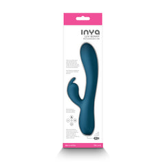 INYA Luv Bunny - Dark Teal - Dark Teal 20.2 cm USB Rechargeable Rabbit Vibrator