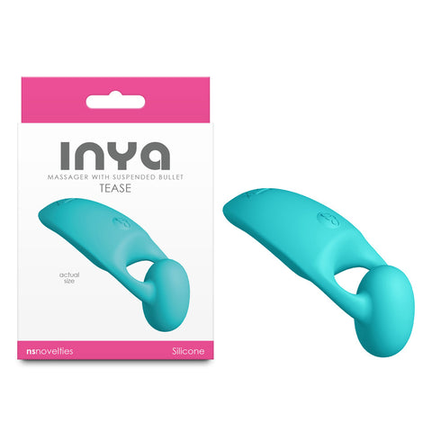 INYA Tease – Waterproof USB Rechargeable Finger Stimulator Teal > Vibrators > Finger Vibrators