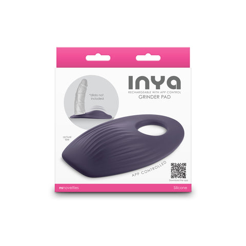 INYA Grinder 15cm x 10.5cm Vibrating Pad for Partner or Toy Grey Vibrating Pads