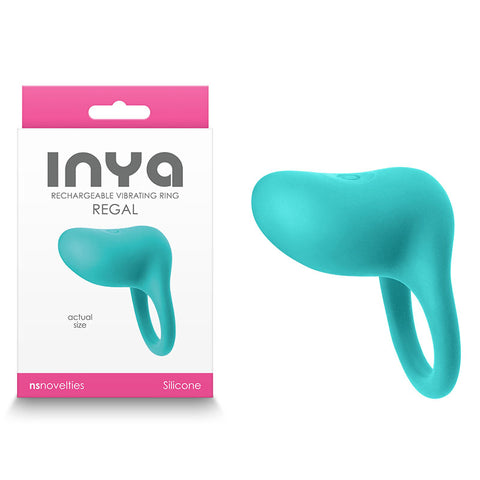 Inya Regal Teal USB Rechargeable Finger Stimulator Teal Finger Stimulator