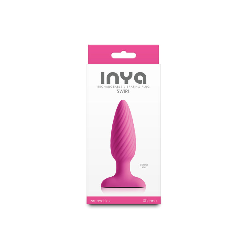 INYA Swirl – Waterproof 10.7 cm USB Rechargeable Vibrating Butt Plug > Anal Range > Vibrating Butt Plugs