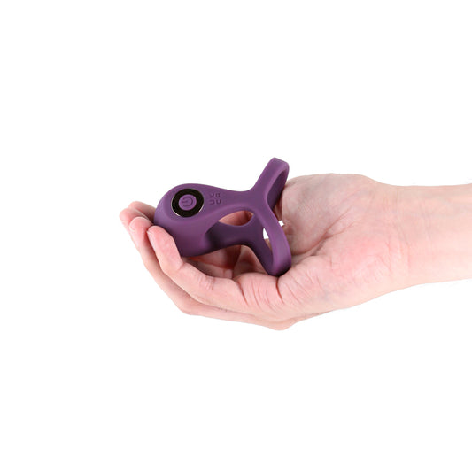 INYA Valiant - Berry - USB Rechargeable Vibrating Cock Ring COCK RINGS