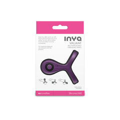 INYA Valiant - Berry - USB Rechargeable Vibrating Cock Ring COCK RINGS