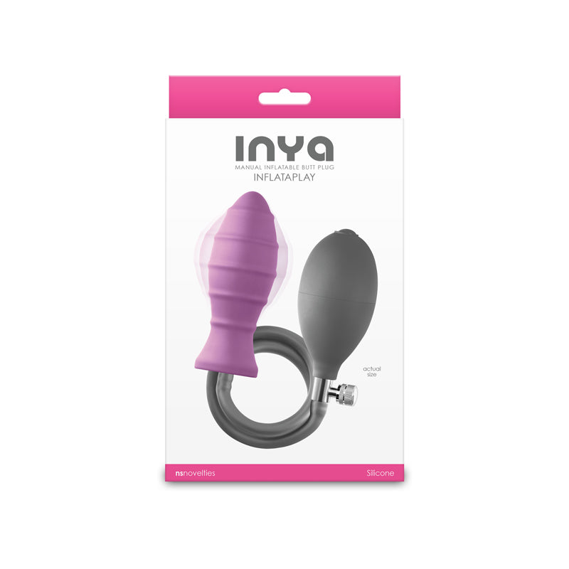 INYA InflataPlay – Waterproof 10.5 cm Inflatable Butt Plug > Anal Range > Tunnel and Stretchers