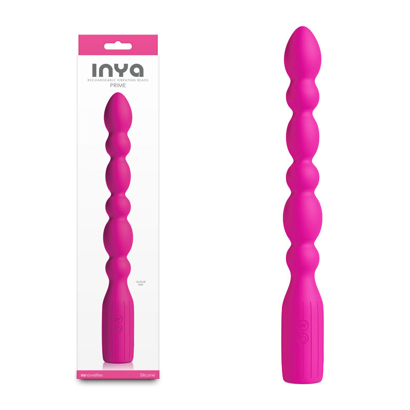 INYA Prime – Rechargeable 28.8 cm Waterproof Anal Vibrator Pink > Anal Range > Anal Probes