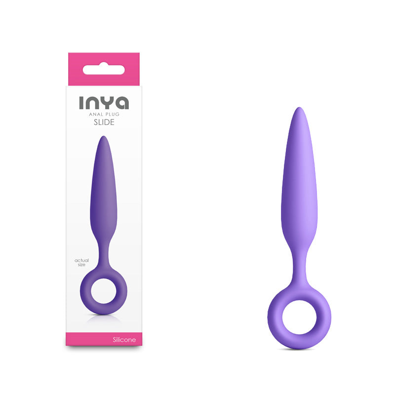INYA Slide – 12.7 cm Silicone Anal Plug Purple > Anal Range > Butt Plugs Main image