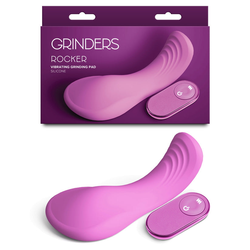 Grinders Rocker – USB Rechargeable Dual Motor Vibrating Pad with Remote Pink > Vibrators > Vibrating Pads Main image