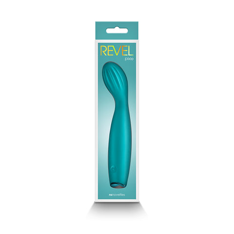 Revel Pixie - Teal 17.3 cm USB Rechargeable Vibrator Vibrators - G Spot