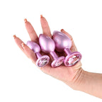 Rear Assets Trainer Kit – Metallic Butt Plug Set of 3 Sizes > Anal Range > Butt Plug Kits