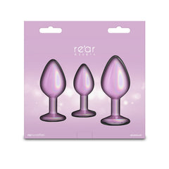 Rear Assets Trainer Kit - Iridescent - Iridescent Metallic Butt Plugs - Set of 3 Sizes ANAL TOYS