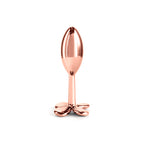 Rear Assets Clover Metallic Butt Plug 9.2 cm Rose Gold > Anal Range > Butt Plugs