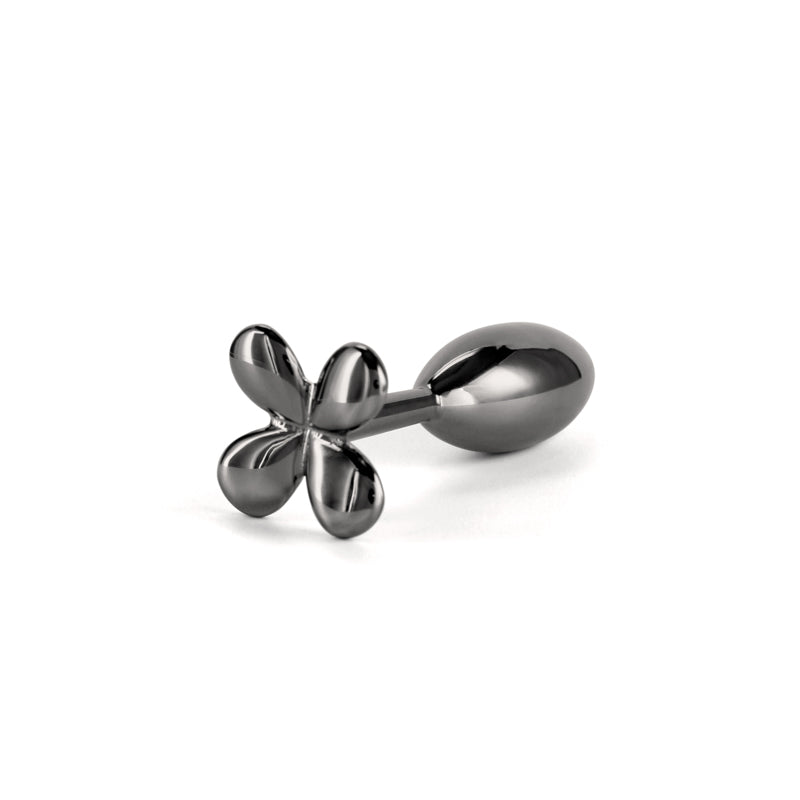 Rear Assets Clover Gunmetal 9.2 cm Metallic Butt Plug > Anal Range > Butt Plugs