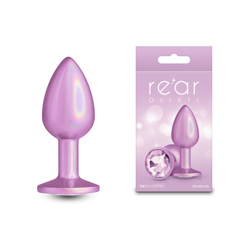 Rear Assets Iridescent Small – 7.1 cm Lightweight Butt Plug Secondary image