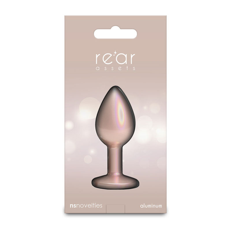 Rear Assets Iridescent Champagne Small – Lightweight Butt Plug > Anal Range > Butt Plugs