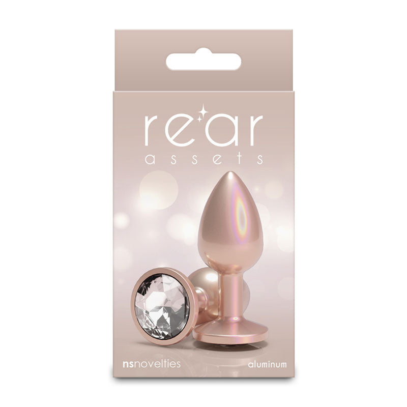 Rear Assets Iridescent Champagne Small – Lightweight Butt Plug > Anal Range > Butt Plugs