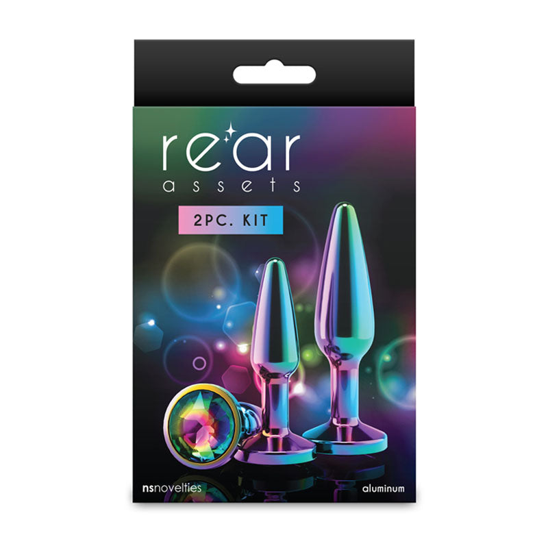 Rear Assets Tapered Trainer Kit – Set of 2 Aluminium Butt Plugs > Anal Range > Butt Plug Kits