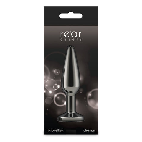 Rear Assets Tapered (Gunmetal Black) – Lightweight Anal Plug Butt Plugs