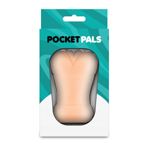 Pocket Pals Vagina Stroker – Body-Safe Masturbator Strokers - Manual