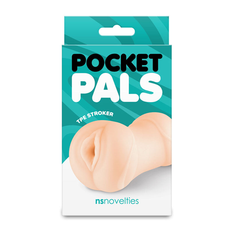 Pocket Pals Vagina Stroker – Body-Safe Masturbator Strokers - Manual