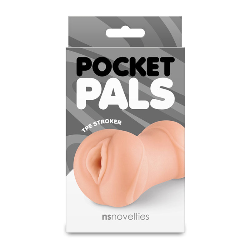 Pocket Pals Vagina Stroker – Body-Safe Masturbator Strokers - Manual