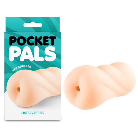 Pocket Pals – Body-Safe Anal Stroker White Strokers - Manual