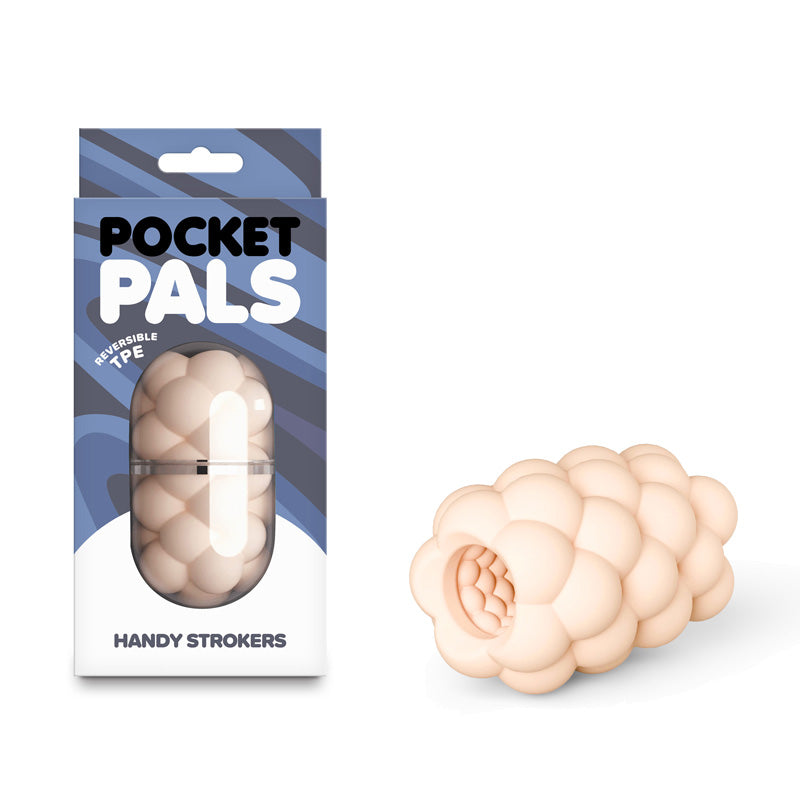 Pocket Pals Bubbles Mini Stroker – Travel-Friendly Reversible TPE Stroker > Sex Toys For Men > Masturbators Cup Main image