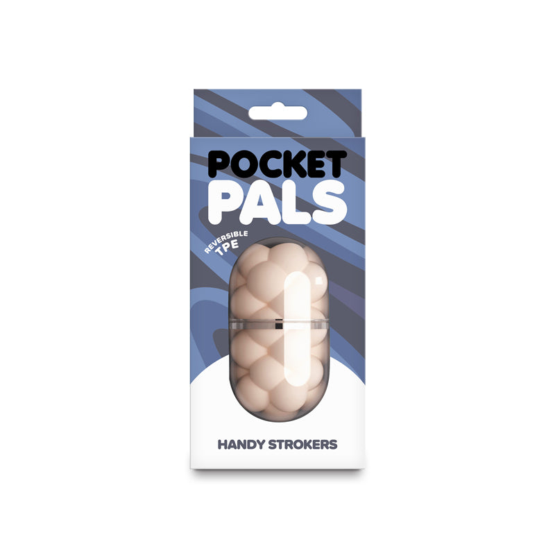 Pocket Pals Bubbles Mini Stroker – Travel-Friendly Reversible TPE Stroker > Sex Toys For Men > Masturbators Cup