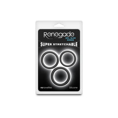 Renegade 3pc Slim Rings - - Cock Rings - Set of 3 Sizes COCK RINGS