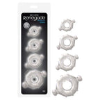 Renegade Vitality Rings (3 Colors) – Set of 4 Pliable Cock Rings Clear > Cock Ring > Sets