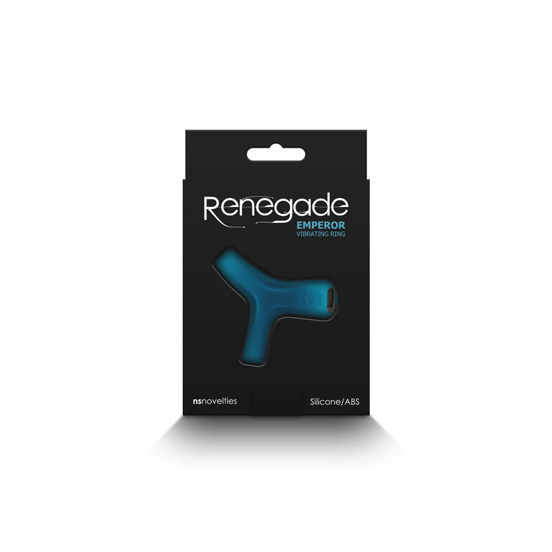 Renegade Emperor - Teal - Vibrating Cock & Ball Rings