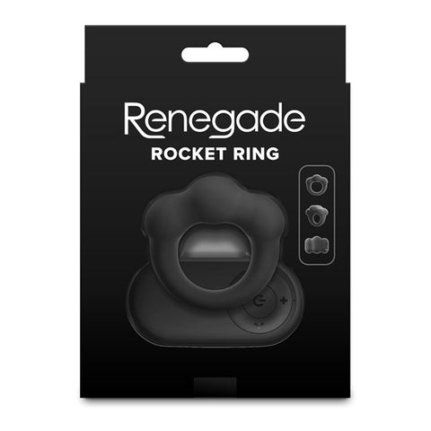 Renegade Rocket Ring – USB Rechargeable Waterproof Vibrating Cock Ring with Wireless Remote COCK RINGS